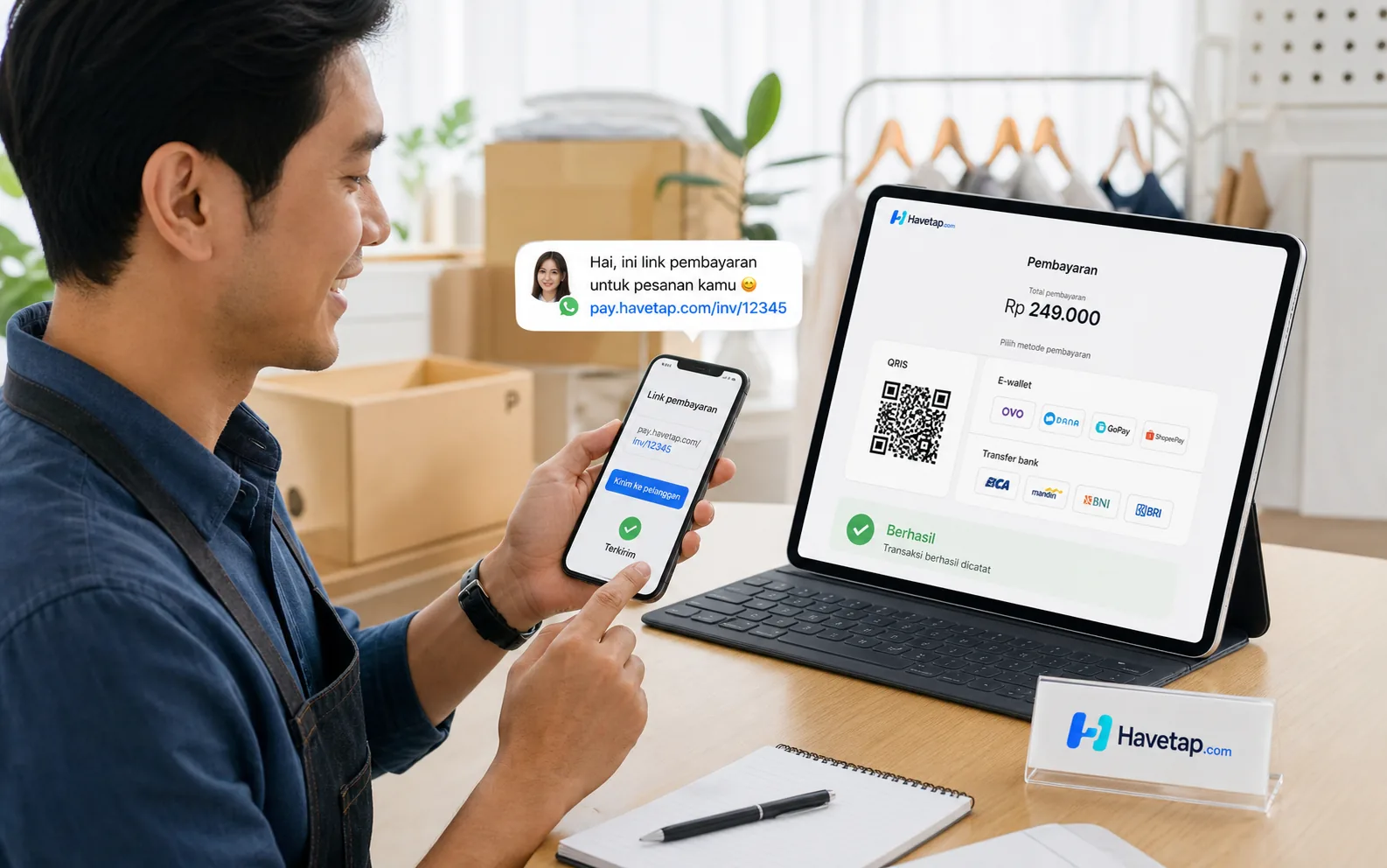 Payment link preview